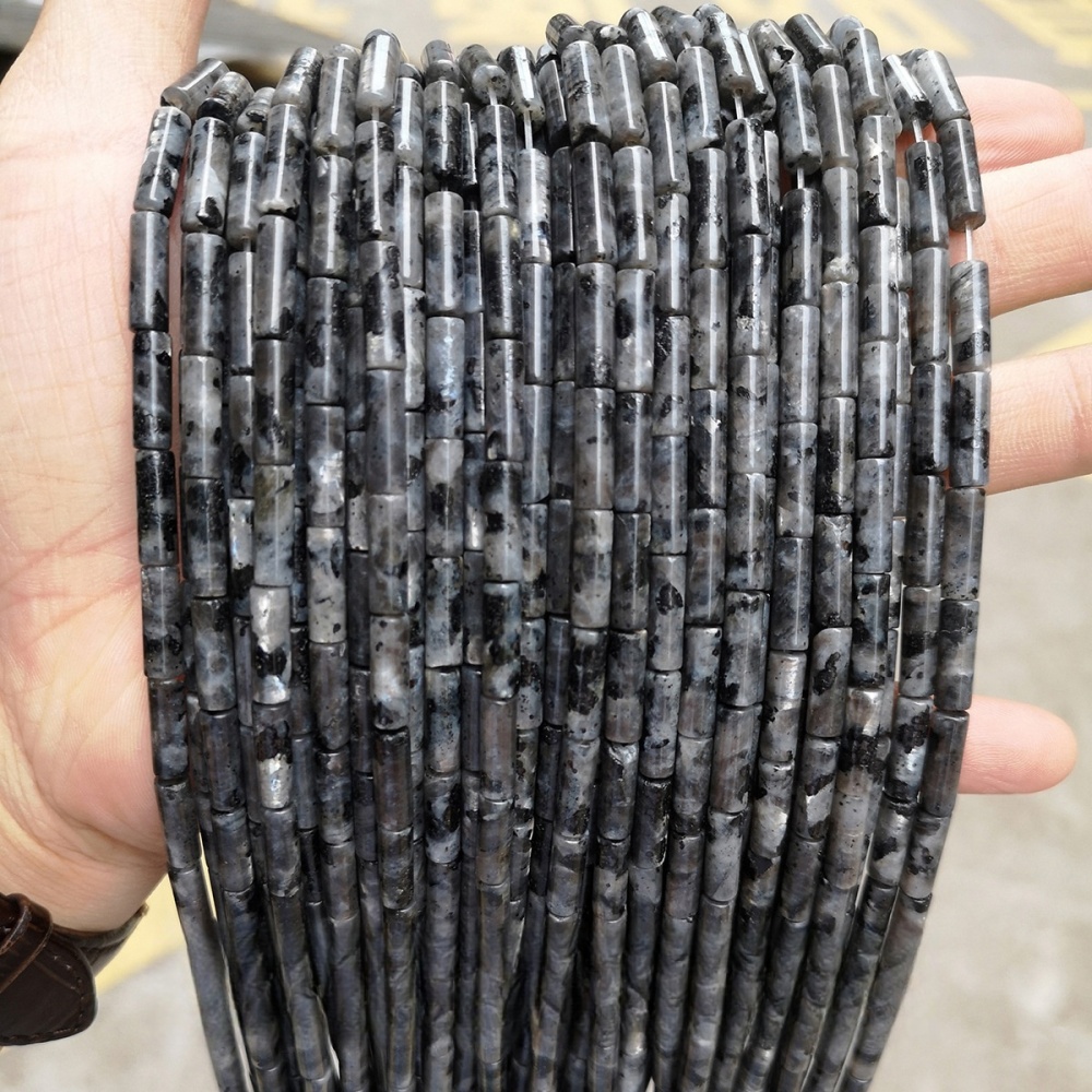 4x13mm crystal agate round tube loose beads suitable for DIY