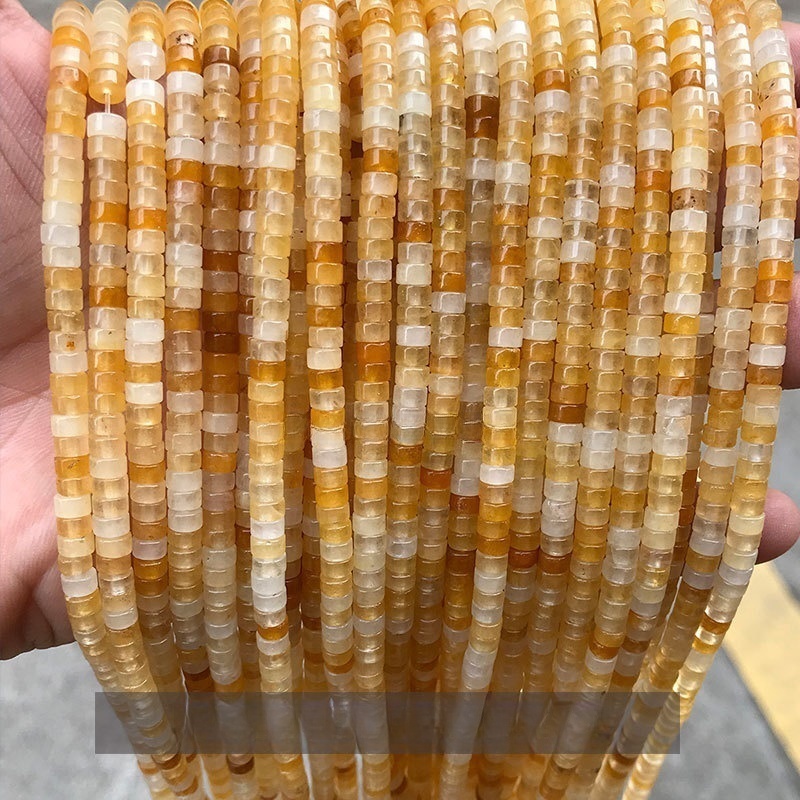 2*4mm jade crystal right angle round beads suitable for DIY