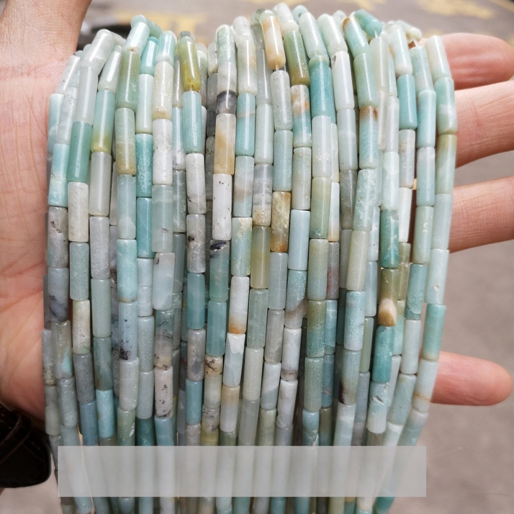 4x13mm crystal agate round tube loose beads suitable for DIY