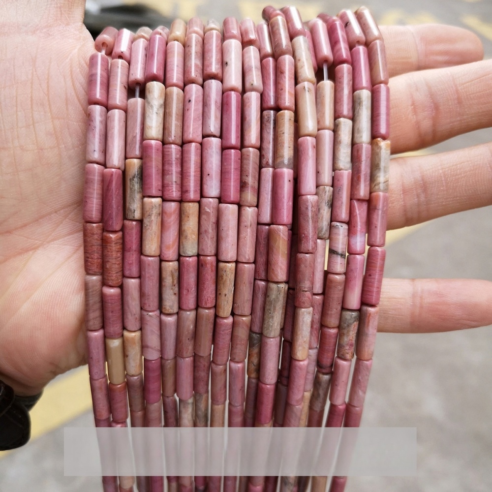 4x13mm crystal agate round tube loose beads suitable for DIY