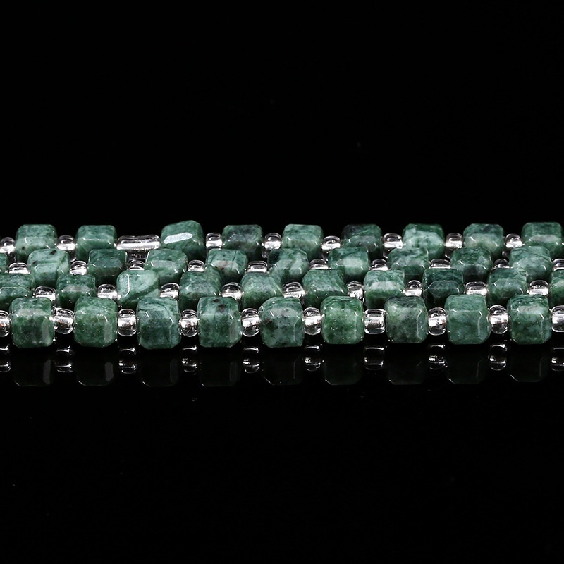 4-5mm Natural crystal agate jade sugar cube loose beads