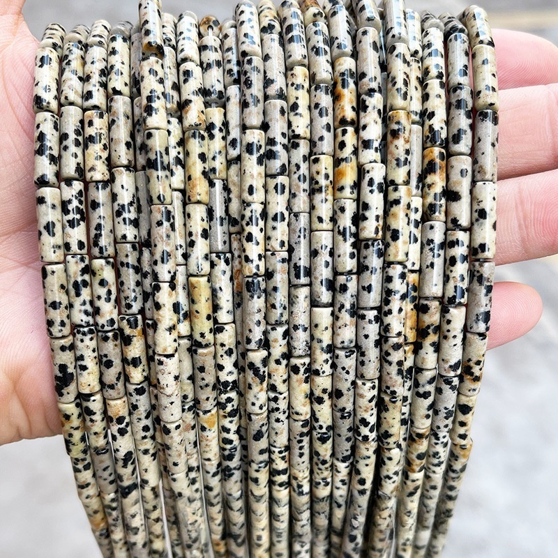 4x13mm crystal agate round tube loose beads suitable for DIY