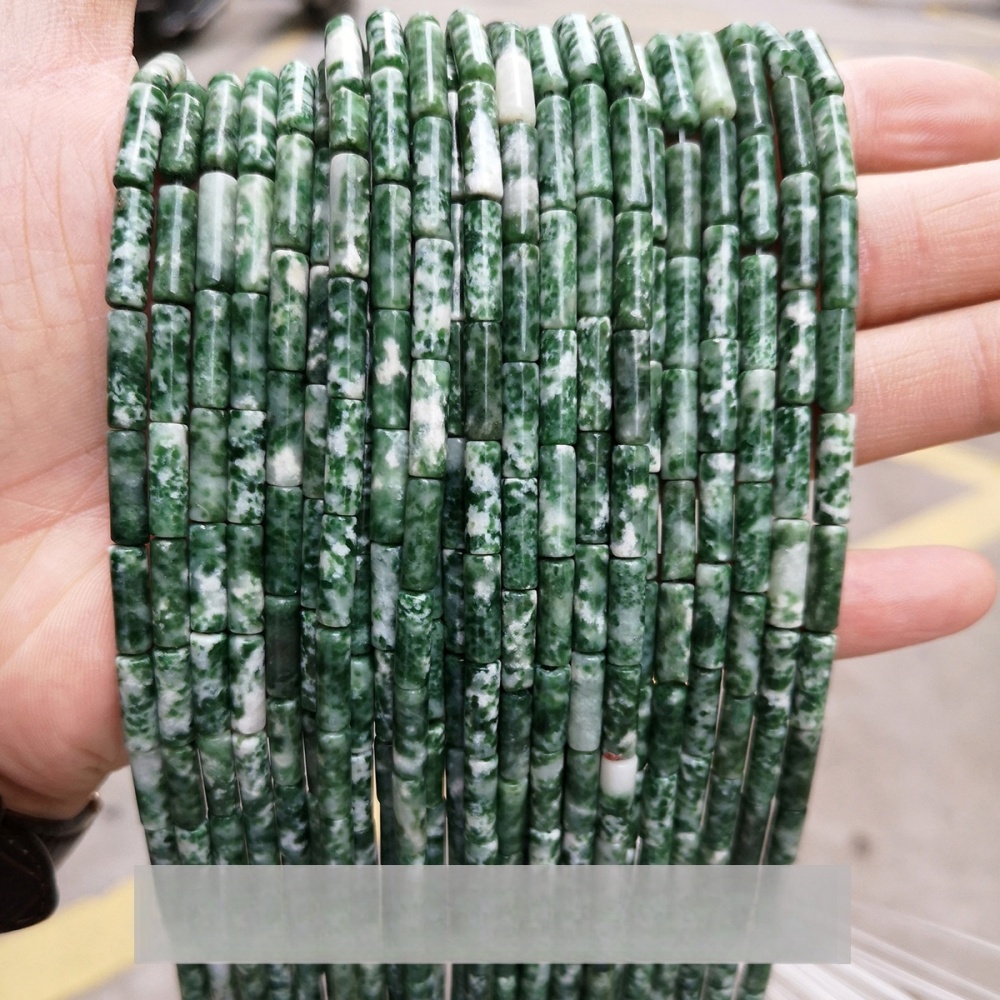 4x13mm crystal agate round tube loose beads suitable for DIY