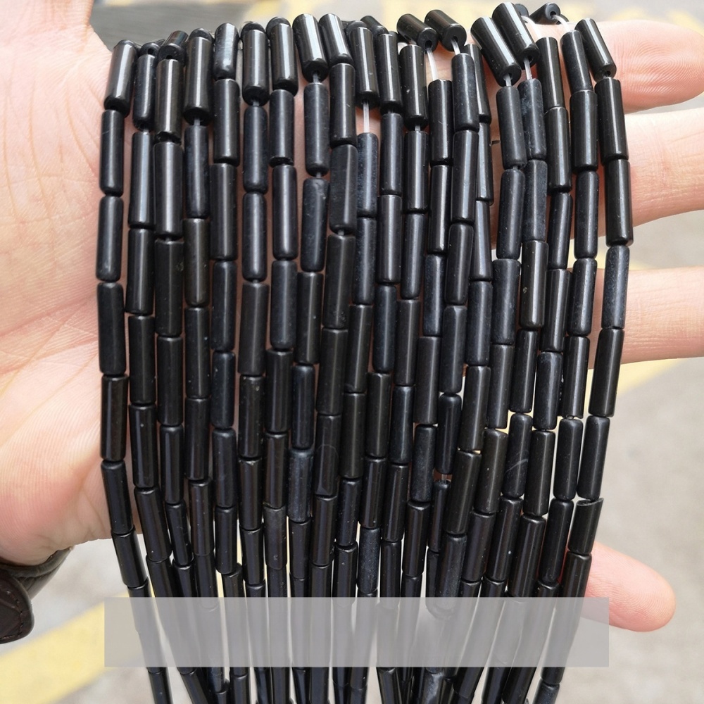 4x13mm crystal agate round tube loose beads suitable for DIY