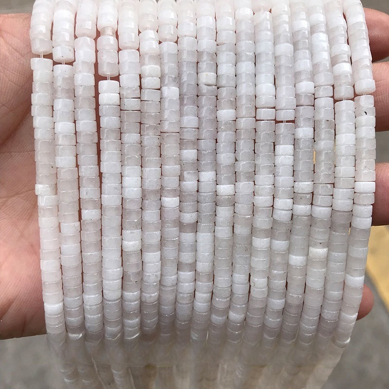 2*4mm jade crystal right angle round beads suitable for DIY