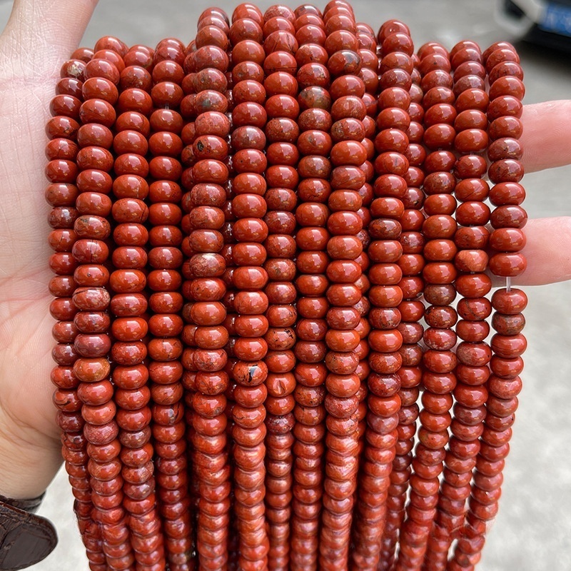 8*4mm natural jade abacus beads loose beads suitable for DIY