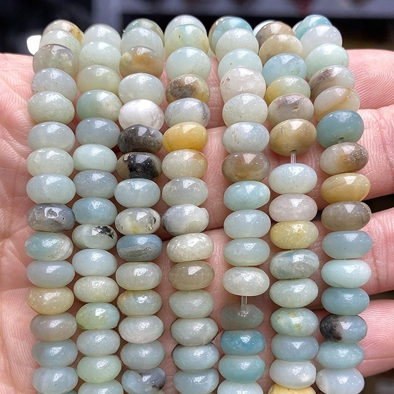 8*4mm natural jade abacus beads loose beads suitable for DIY