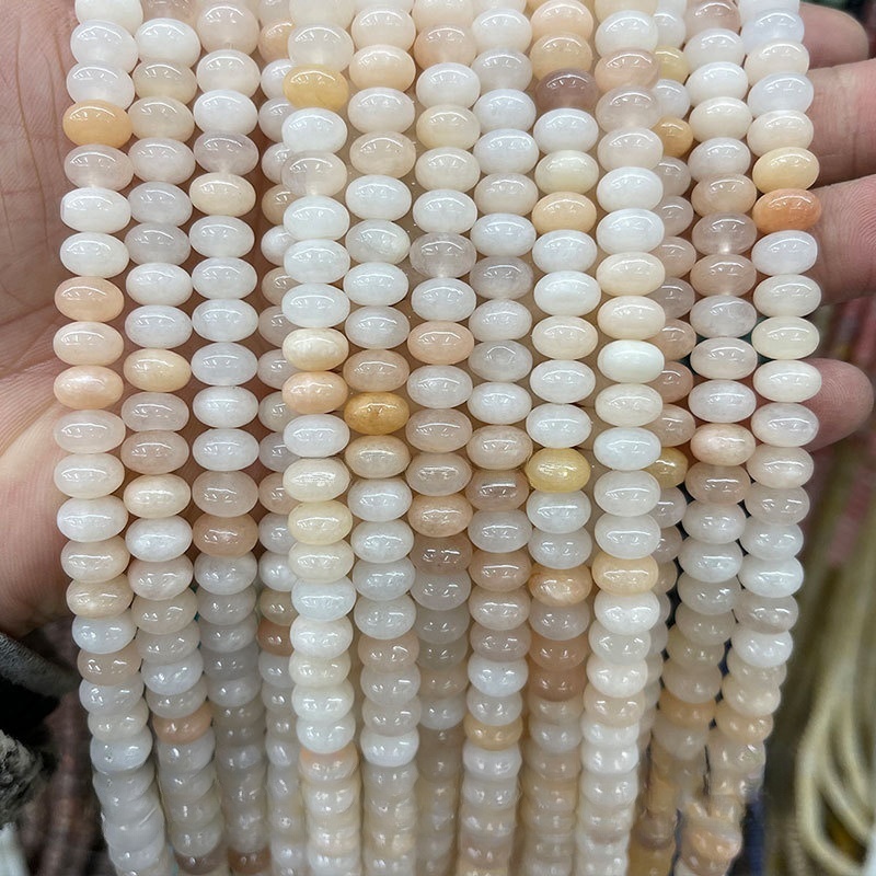 8*4mm natural jade abacus beads loose beads suitable for DIY