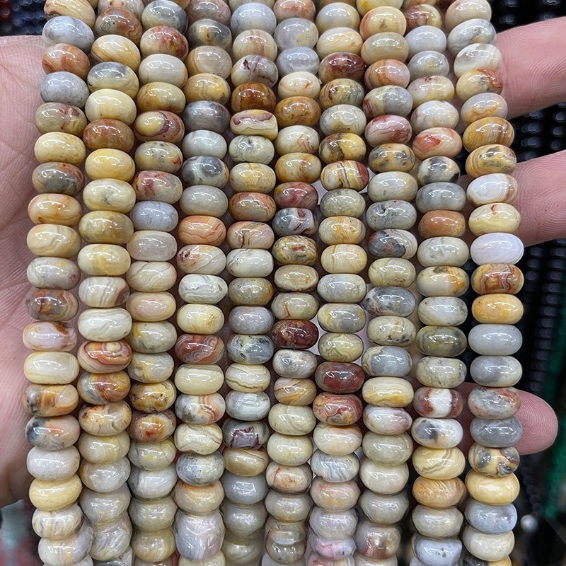 8*4mm natural jade abacus beads loose beads suitable for DIY