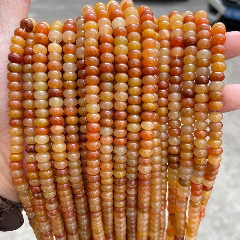 8*4mm natural jade abacus beads loose beads suitable for DIY