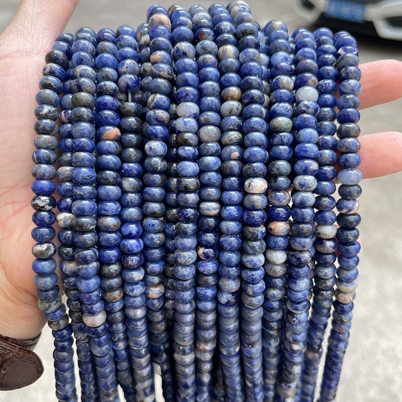 8*4mm natural jade abacus beads loose beads suitable for DIY