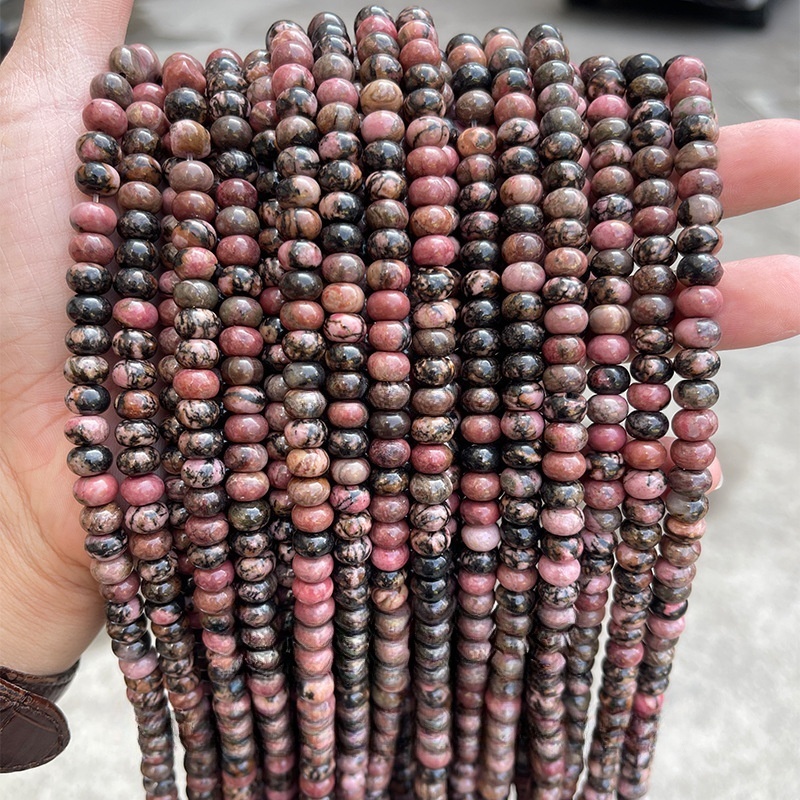 8*4mm natural jade abacus beads loose beads suitable for DIY