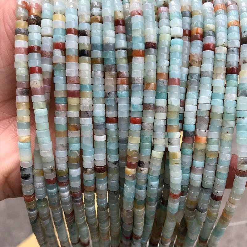 2*4mm jade crystal right angle round beads suitable for DIY