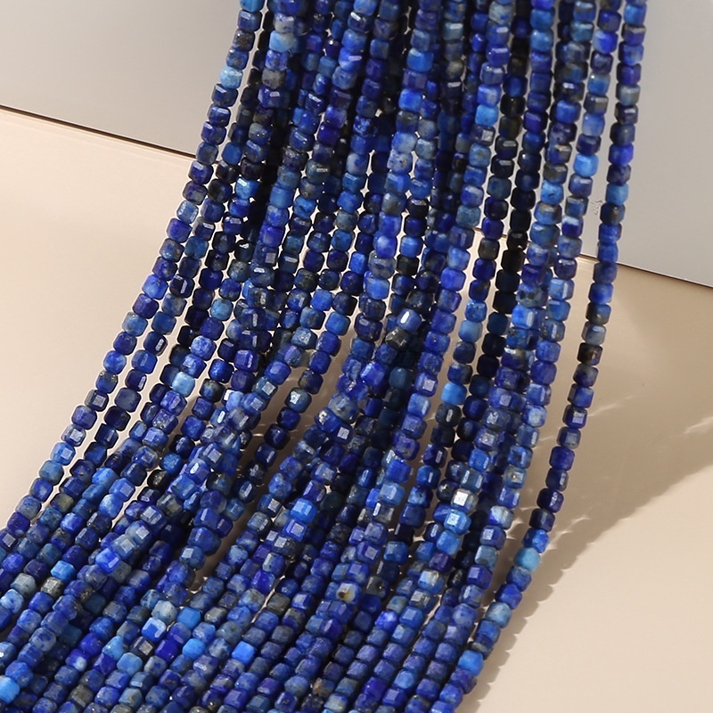 2mm natural crystal cut sugar cube loose beads suitable for DIY