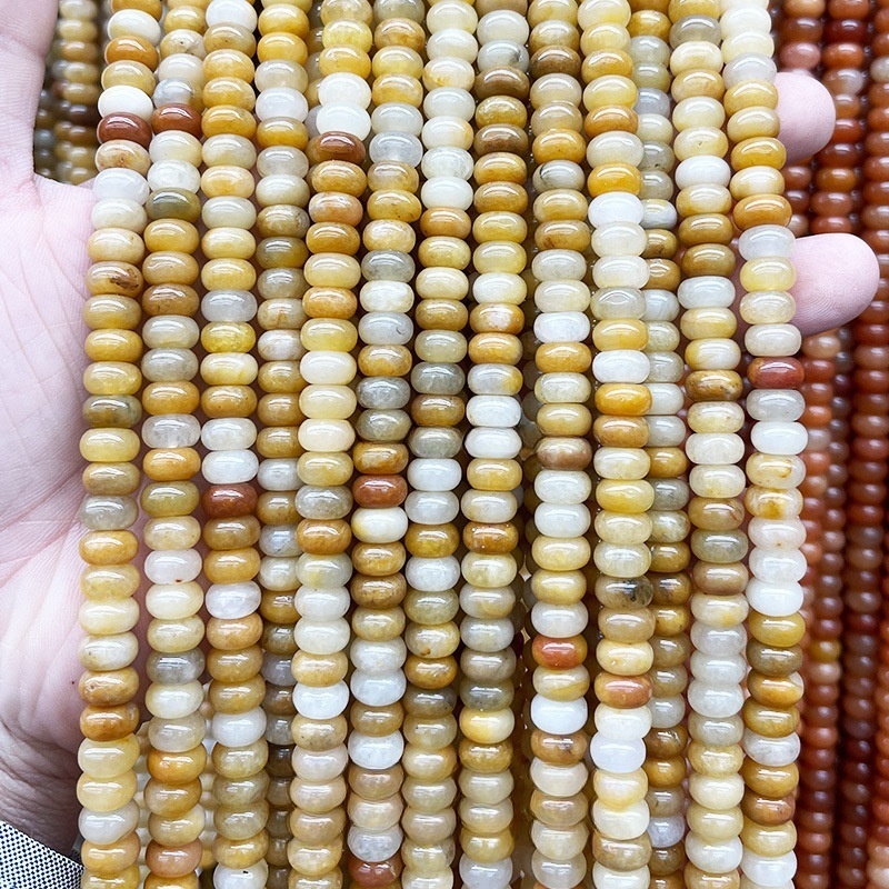 6*4mm natural stone crystal abacus beads loose beads suitable for DIY