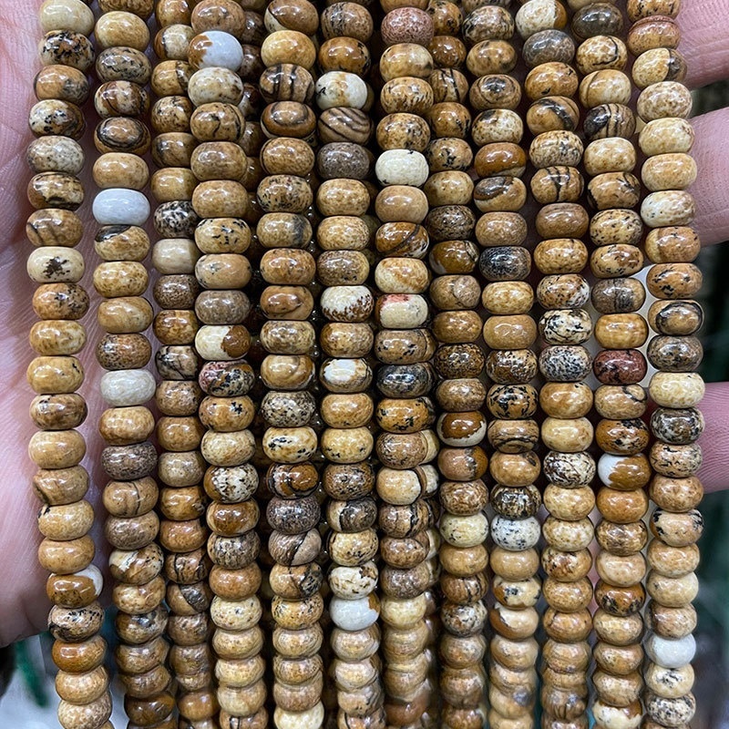 6*4mm natural stone crystal abacus beads loose beads suitable for DIY