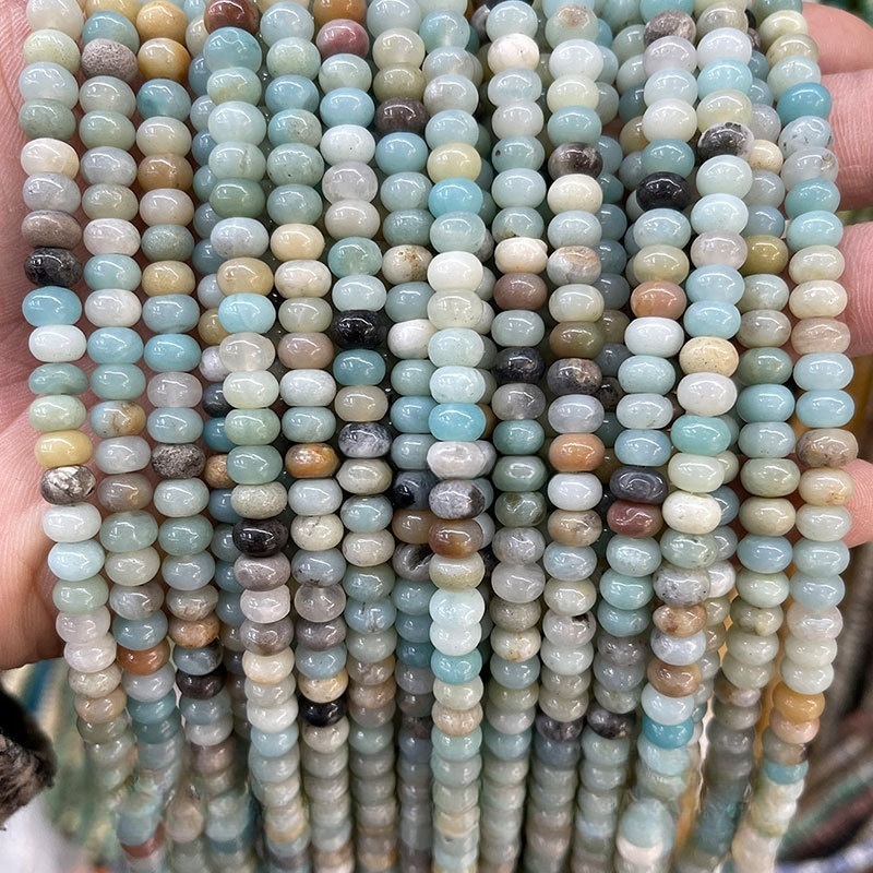 6*4mm natural stone crystal abacus beads loose beads suitable for DIY