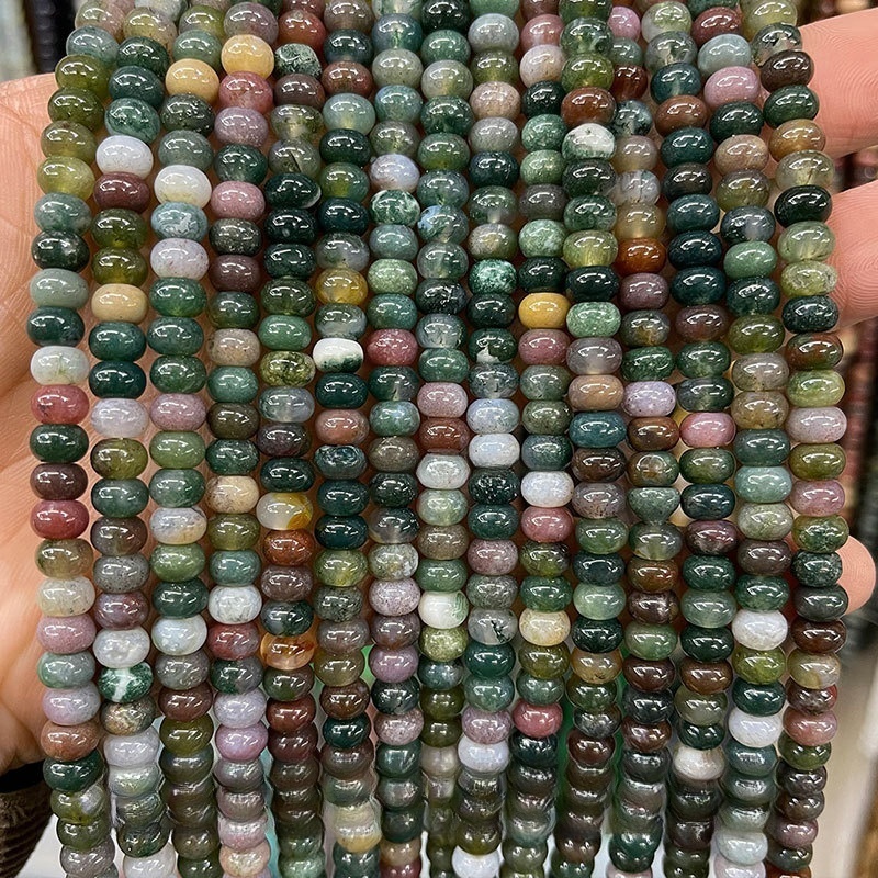 6*4mm natural stone crystal abacus beads loose beads suitable for DIY