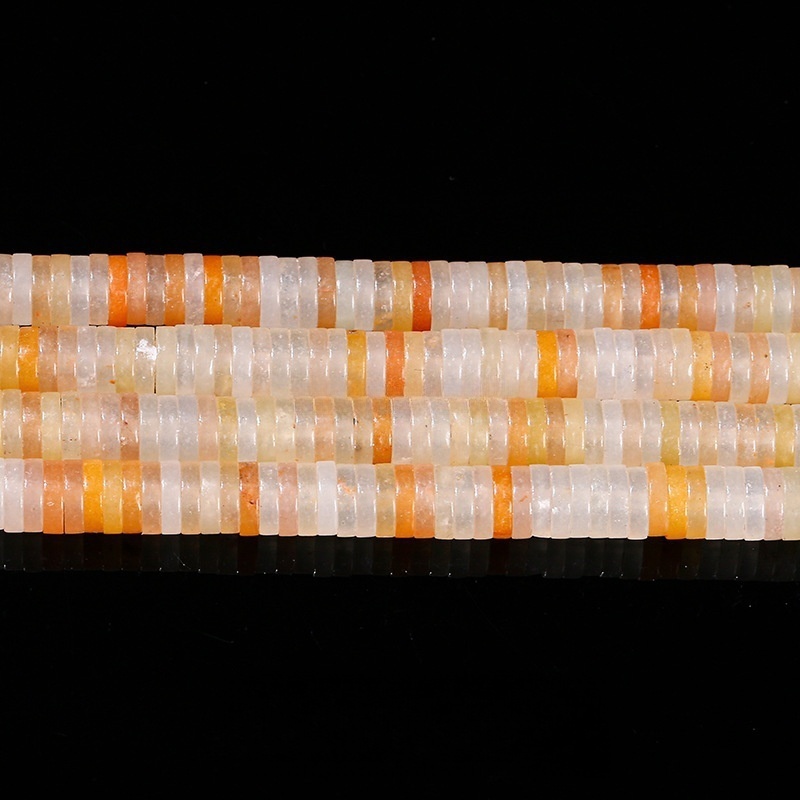 6*1mm natural stone right angle spacer loose beads crystal spacer beads