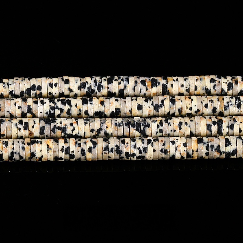 6*1mm natural stone right angle spacer loose beads crystal spacer beads