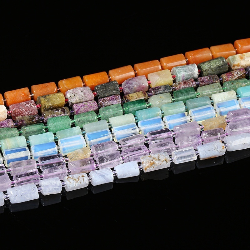 8*11mm crystal faceted cylindrical beads