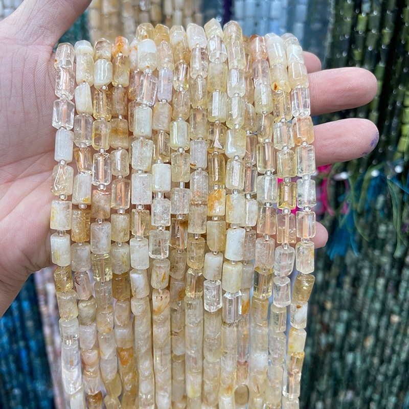 8*11mm crystal faceted cylindrical beads