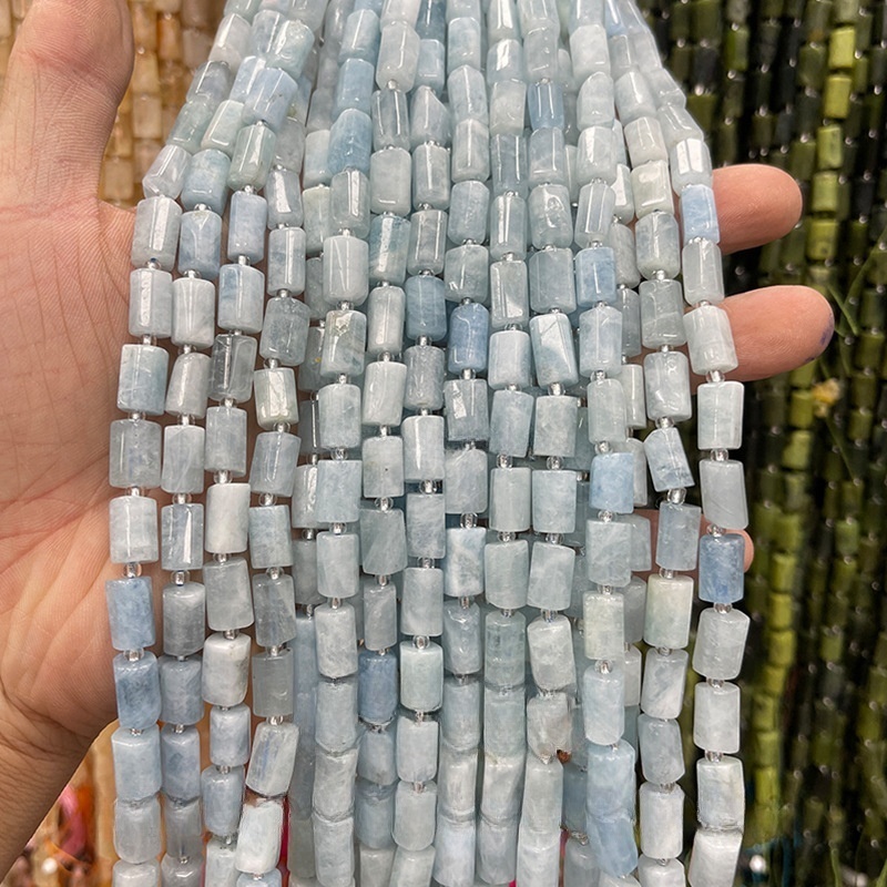 8*11mm crystal faceted cylindrical beads