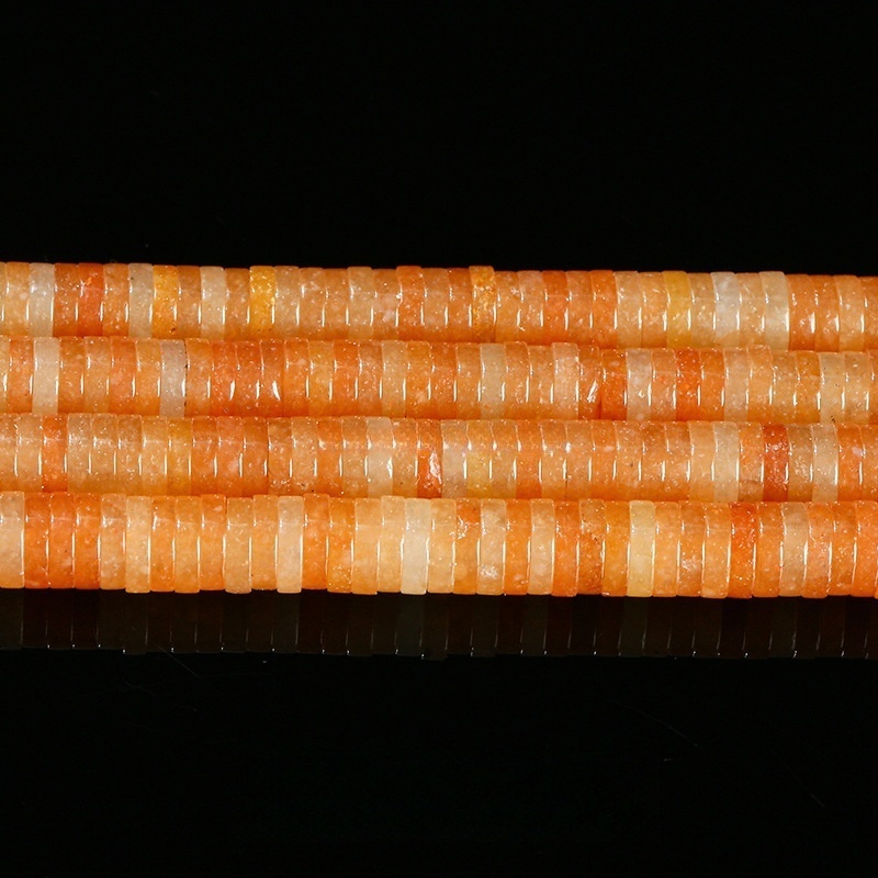6*1mm natural stone right angle spacer loose beads crystal spacer beads