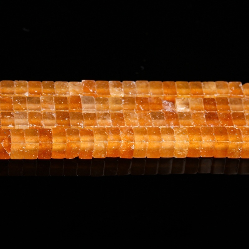 1.5*2.7mm natural stone small cube loose beads