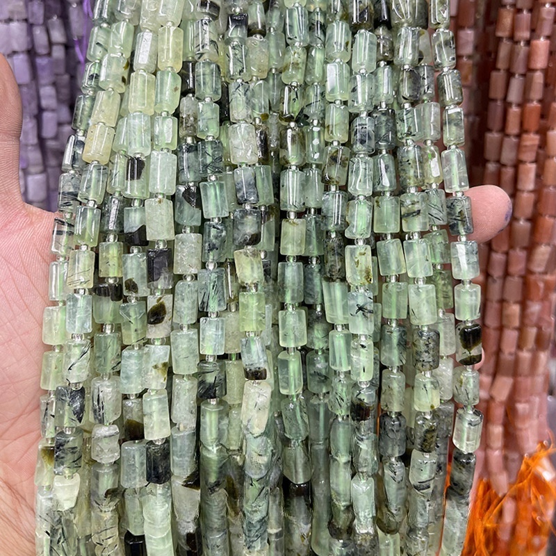 8*11mm crystal faceted cylindrical beads