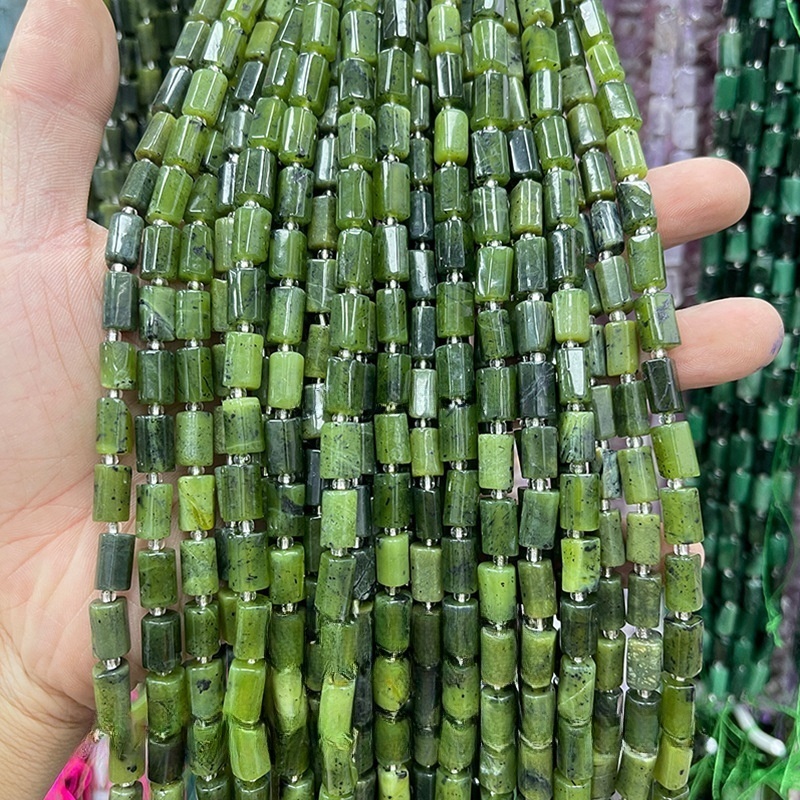 8*11mm crystal faceted cylindrical beads
