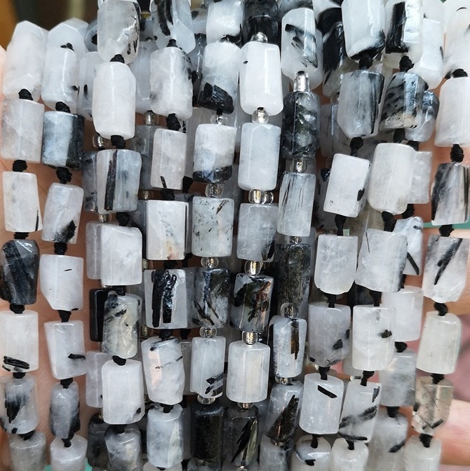 8*11mm crystal faceted cylindrical beads