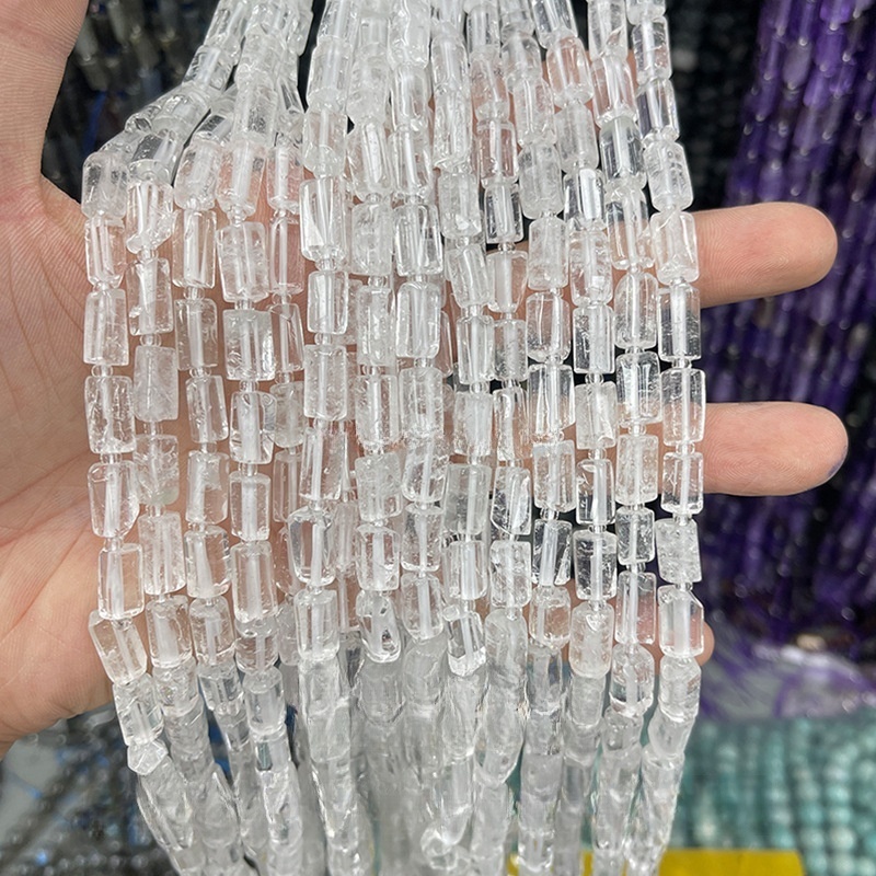 8*11mm crystal faceted cylindrical beads