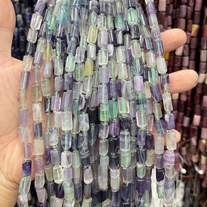 8*11mm crystal faceted cylindrical beads