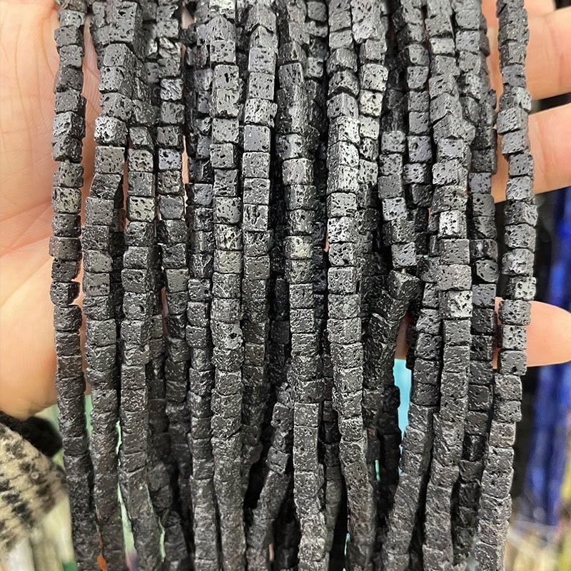 4*4mm crystal agate square beads loose beads square beads