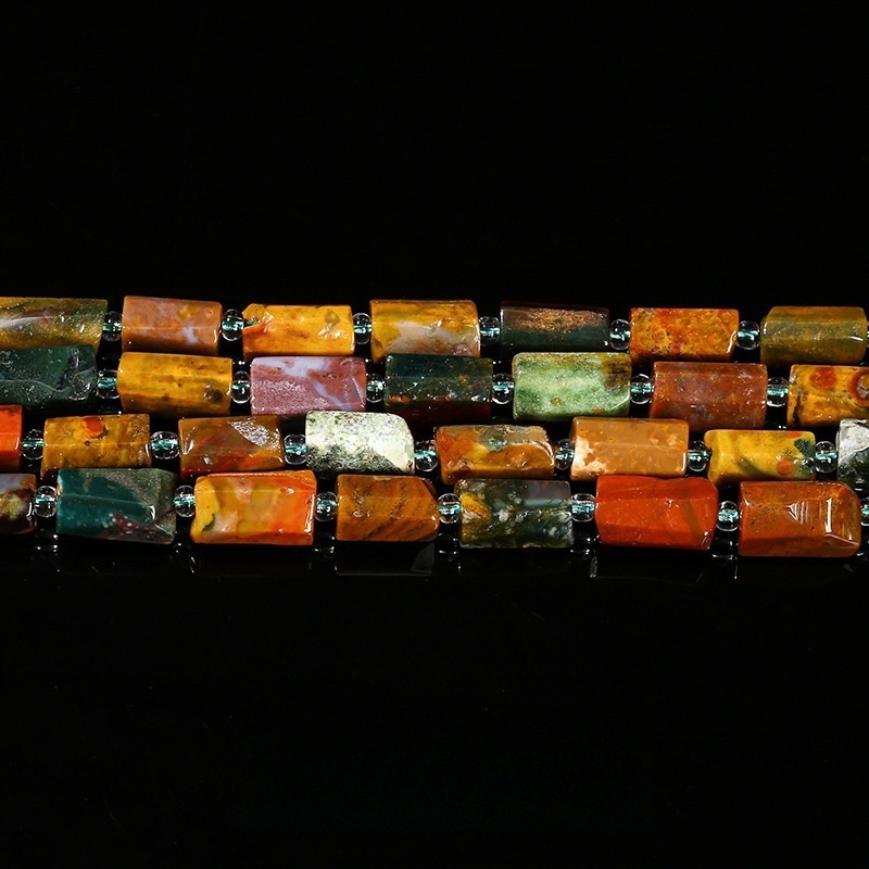 8*11mm crystal faceted cylindrical beads