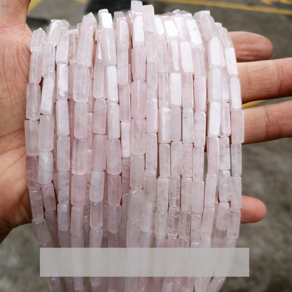 4*13mm crystal agate rectangular cube shaped loose beads
