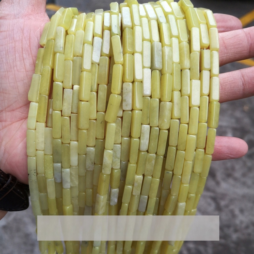 4*13mm crystal agate rectangular cube shaped loose beads