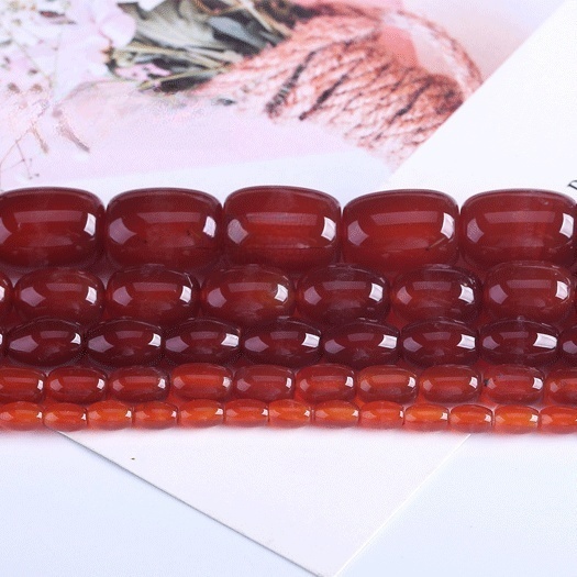 10*14mm agate barrel beads suitable for DIY