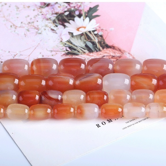 10*14mm agate barrel beads suitable for DIY