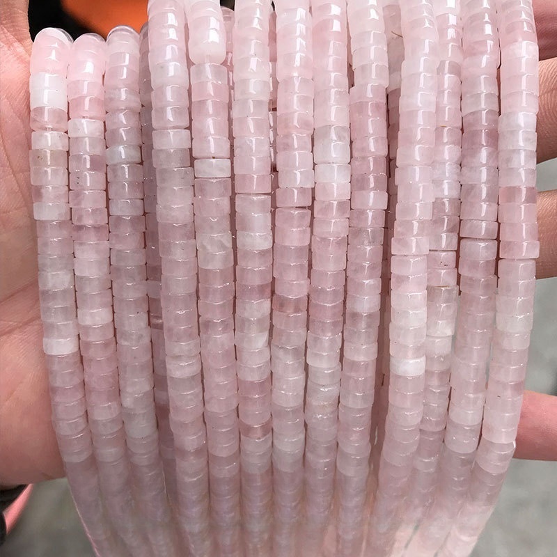 3*6mm natural stone rectangular round beads