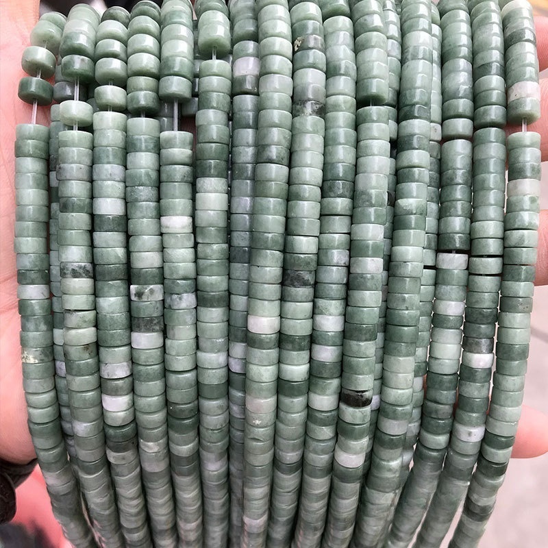 3*6mm natural stone rectangular round beads