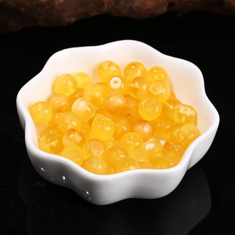 7-10mm natural beeswax old type loose beads suitable for DIY