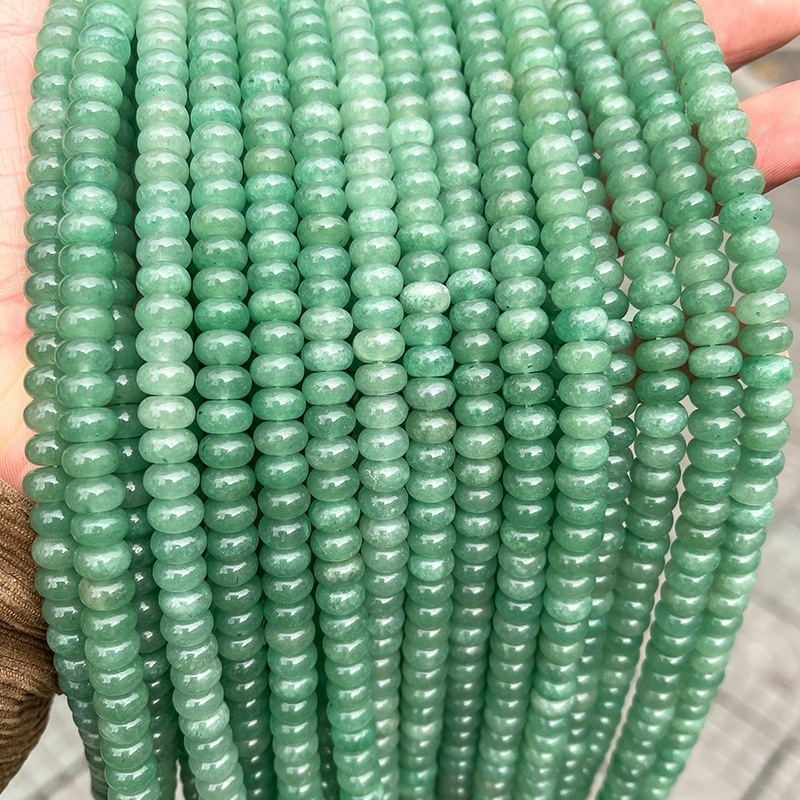 6*3mm natural crystal jade abacus beads suitable for DIY