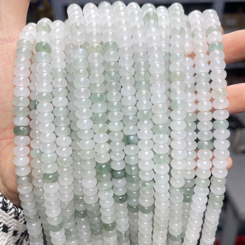 6*3mm natural crystal jade abacus beads suitable for DIY