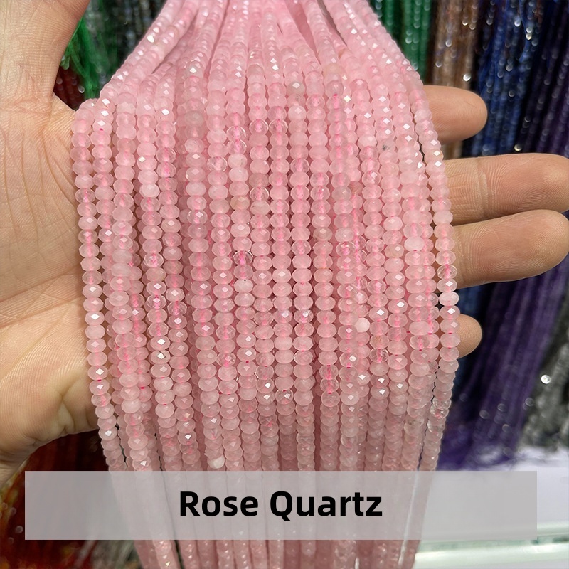 3*4mm crystal faceted abacus beads loose beads jewelry accessories