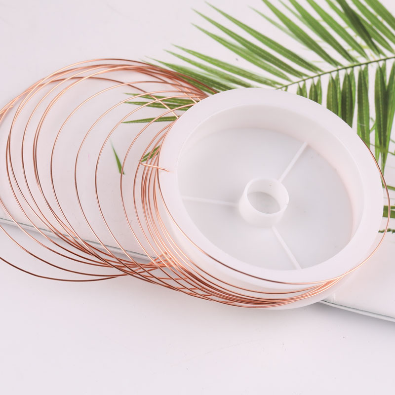 5 Rolls/Pack-diy copper wire letter ring winding copper wire beading wire