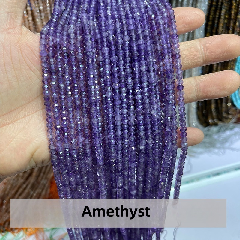 3*4mm crystal faceted abacus beads loose beads jewelry accessories