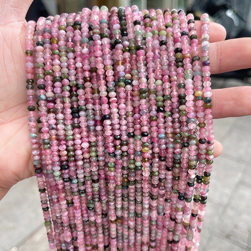 3*4mm crystal faceted abacus beads loose beads jewelry accessories
