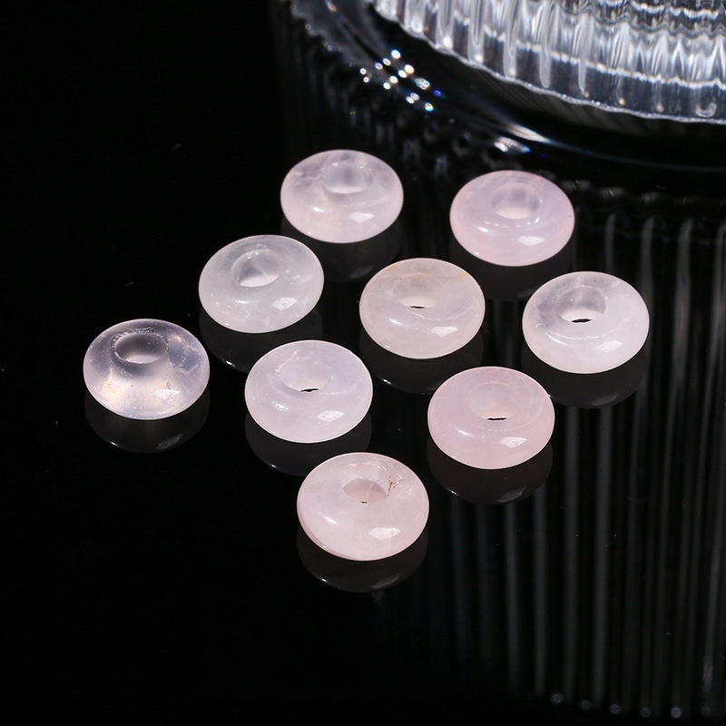 10pcs/bag 14*8m natural jade crystal abacus large hole beads loose beads